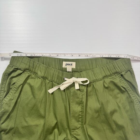 Pact Daily Twill Pants Olivine Green Women’s Large Gorpcore Ethical Normcore - Picture 6 of 16